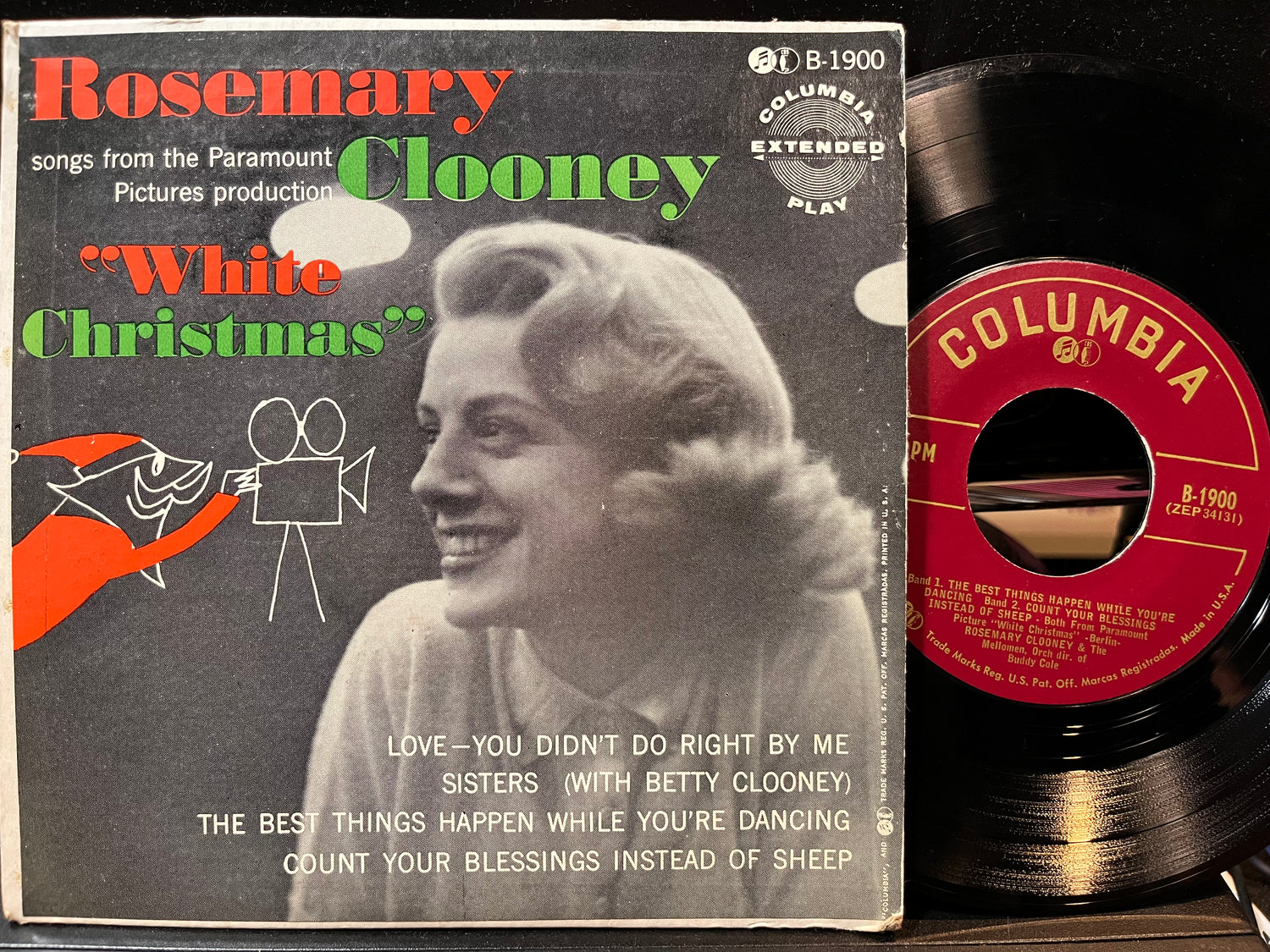 White Christmas (7" VINYL) | Very Good (VG) Excellent (EX) - HOLIDAY / USED *VERY GOOD+*