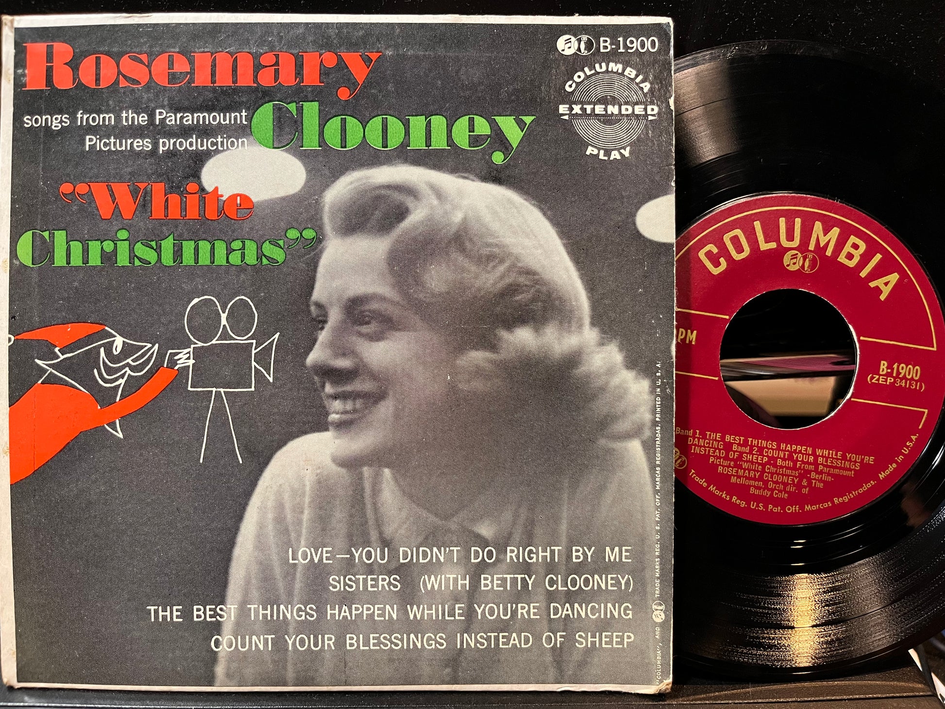 White Christmas (7" VINYL) | Very Good (VG) Excellent (EX) - HOLIDAY / USED *VERY GOOD+*