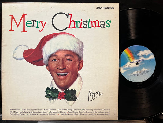 Bing Crosby - Merry Christmas (VINYL LP MCA MCA 15024 1980) | USED Very Good (VG) Very Good Plus Plus (VG++) - HOLIDAY / USED *VERY GOOD*