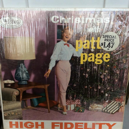 Christmas With Patti Page (VINYL) | Very Good (VG) Near Mint (NM) - HOLIDAY / USED *VERY GOOD*