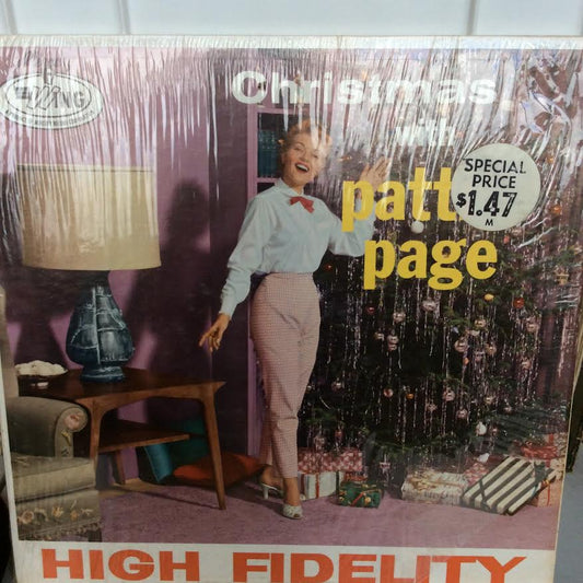 Christmas With Patti Page (VINYL) | Very Good (VG) Near Mint (NM) - HOLIDAY / USED *VERY GOOD*