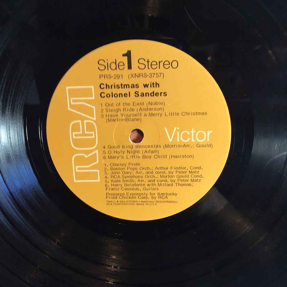 Various - Christmas With Colonel Sanders (VINYL) | Very Good (VG) Very Good Plus Plus (VG++) - HOLIDAY / USED *VERY GOOD*