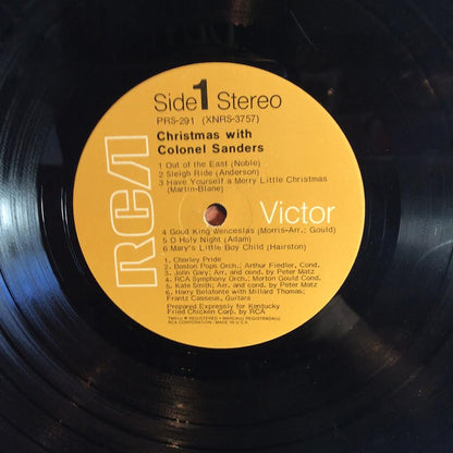 Various - Christmas With Colonel Sanders (VINYL) | Very Good (VG) Very Good Plus Plus (VG++) - HOLIDAY / USED *VERY GOOD*