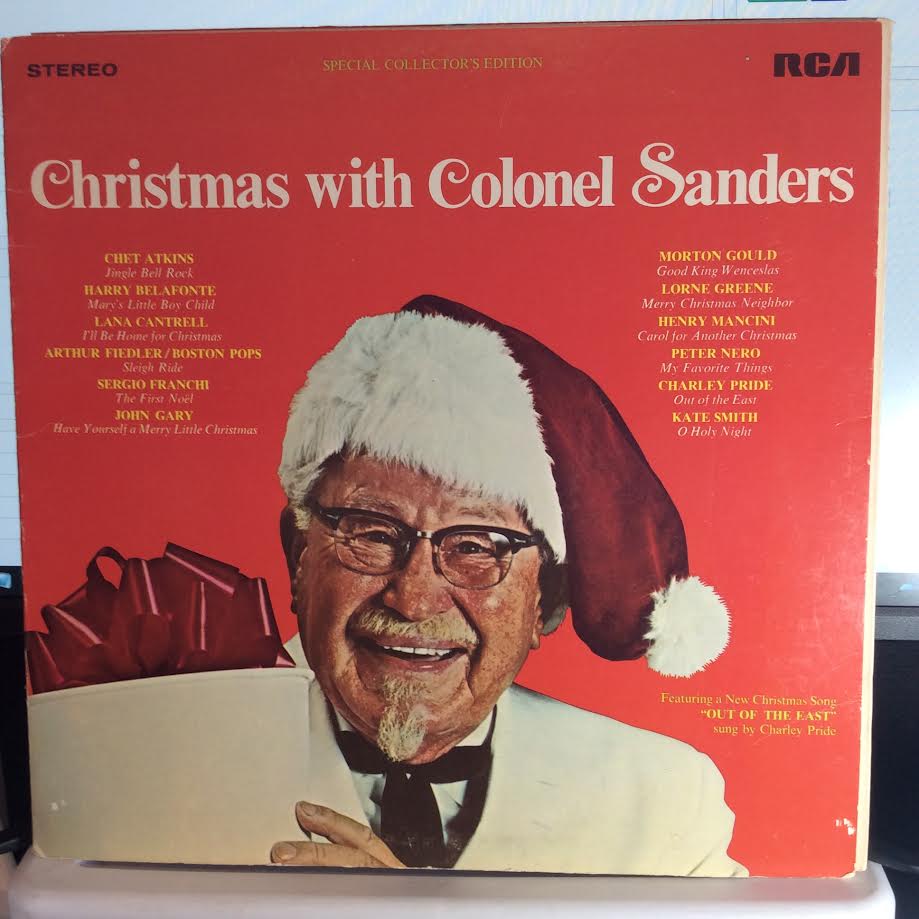 Various - Christmas With Colonel Sanders (VINYL) | Very Good (VG) Very Good Plus Plus (VG++) - HOLIDAY / USED *VERY GOOD*