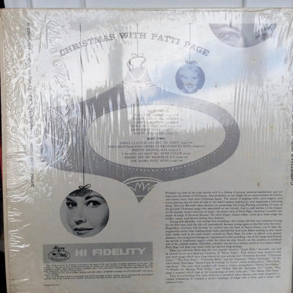 Christmas With Patti Page (VINYL) | Very Good (VG) Near Mint (NM) - HOLIDAY / USED *VERY GOOD*