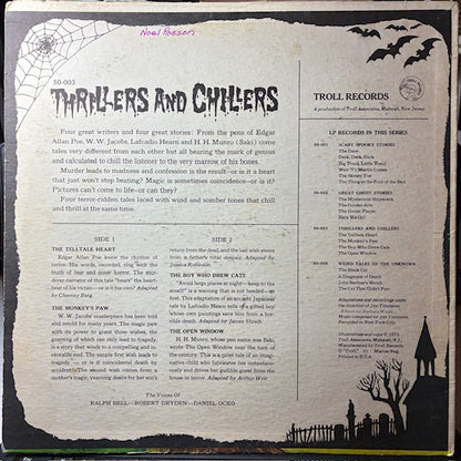 Thrillers And Chillers (VINYL) | Very Good (VG) Very Good (VG) - HOLIDAY / USED *VERY GOOD*