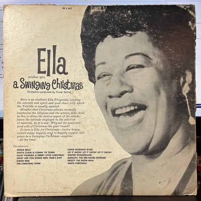 Ella Wishes You A Swinging Christmas (VINYL) | Very Good (VG) Very Good (VG) - HOLIDAY / USED *VERY GOOD*