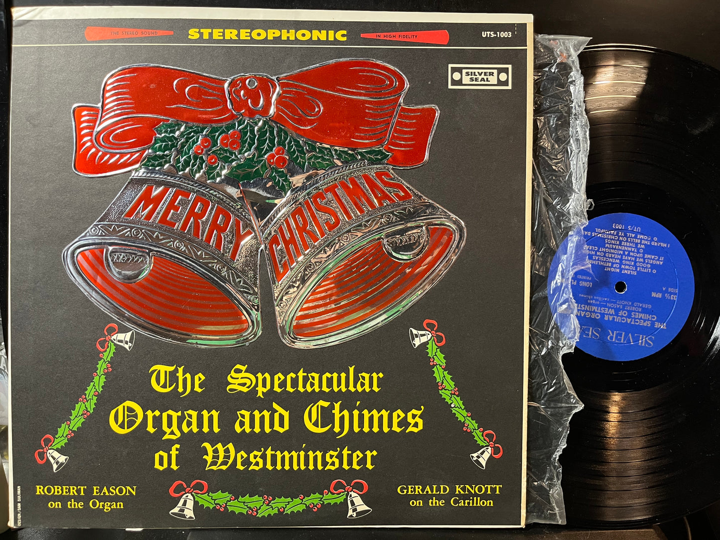 Robby Eason, Gerald Knott - The Spectacular Organ And Chimes Of Westminster (VINYL LP) | Excellent (EX) Near Mint (NM) - HOLIDAY / USED *EXCELLENT*