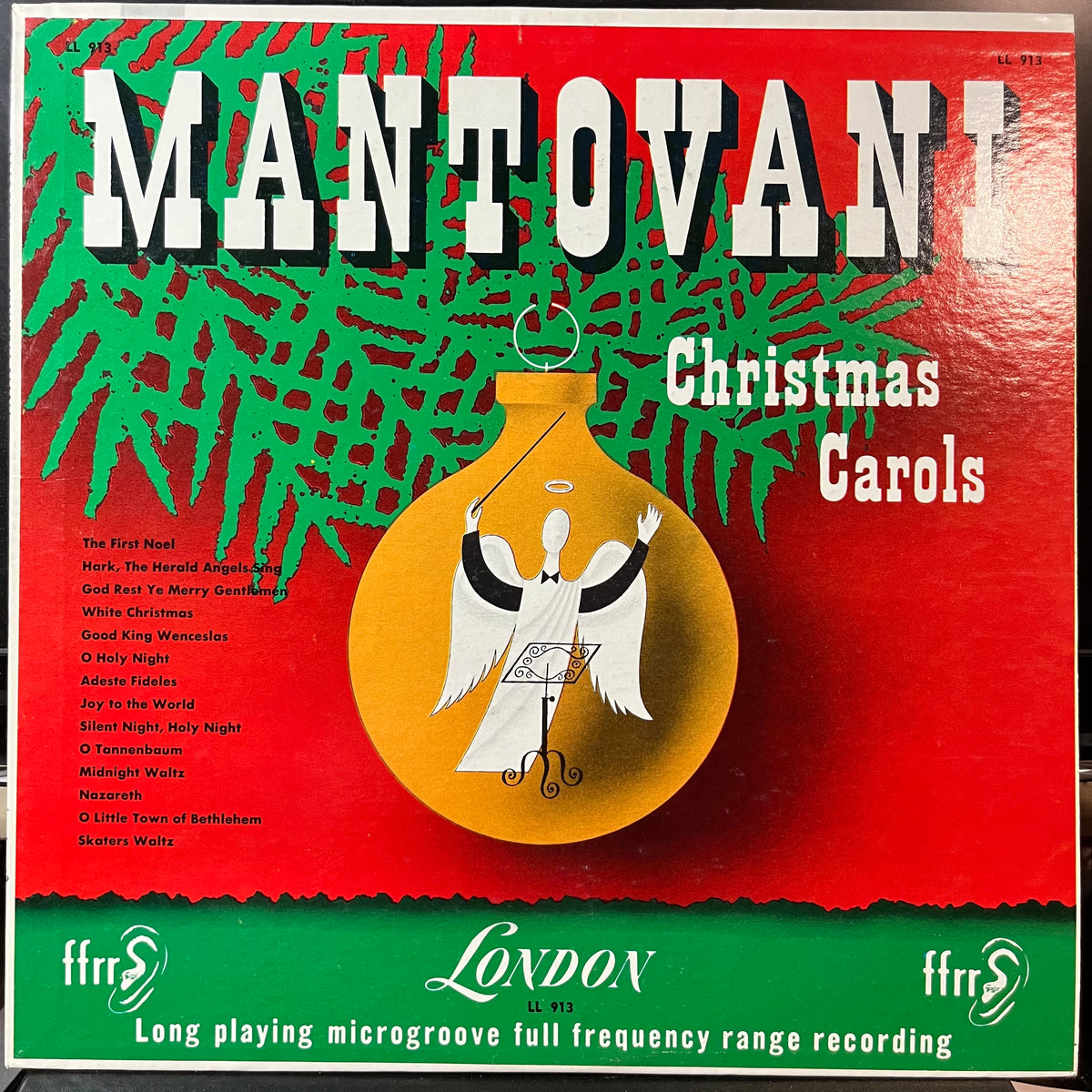 Mantovani And His Orchestra - Christmas Carols (VINYL LP) | USED Near Mint (NM or M-) Near Mint (NM or M-) HOLIDAY