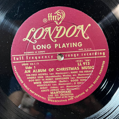 Mantovani And His Orchestra - Christmas Carols (VINYL LP) | USED Near Mint (NM or M-) Near Mint (NM or M-) HOLIDAY