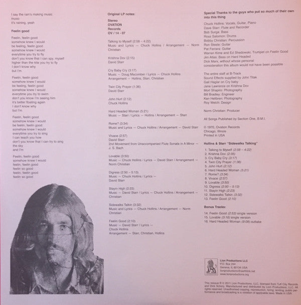 Sidewalks Talking | Mint (M) Mint (M) - ROCK