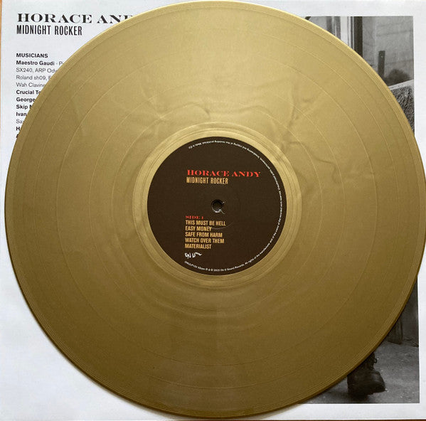 Horace Andy Midnight Rocker On-U Sound, On-U Sound LP, Album, Ltd, RP, Gol Mint (M) Mint (M)