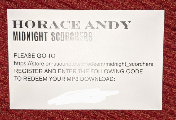 Horace Andy - Midnight Scorchers (VINYL) | - REGGAE *SEALED/COLOR*