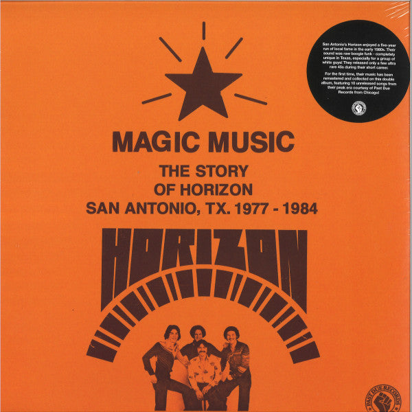 Horizon (7) Magic Music (The Story Of Horizon San Antonio, TX. 1977-1984) Past Due 2xLP, Comp Mint (M) Mint (M)