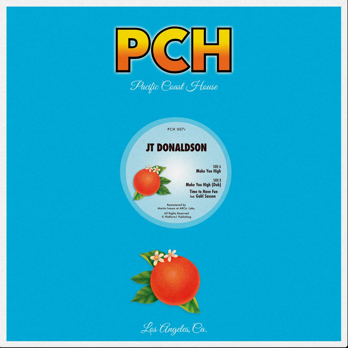 JT Donaldson - (PRESALE 09/25/26) Make You High (ORANGE VINYL 12" Pacific Coast House) | NEW - HOUSE/ACID *NEW/COLOR*