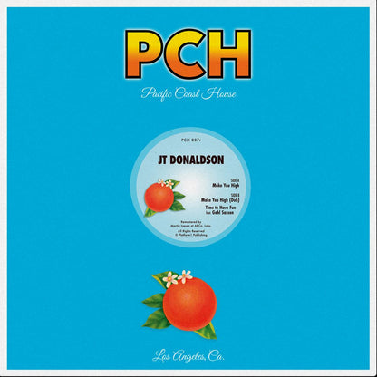 JT Donaldson - (PRESALE 09/25/26) Make You High (ORANGE VINYL 12" Pacific Coast House) | NEW - HOUSE/ACID *NEW/COLOR*