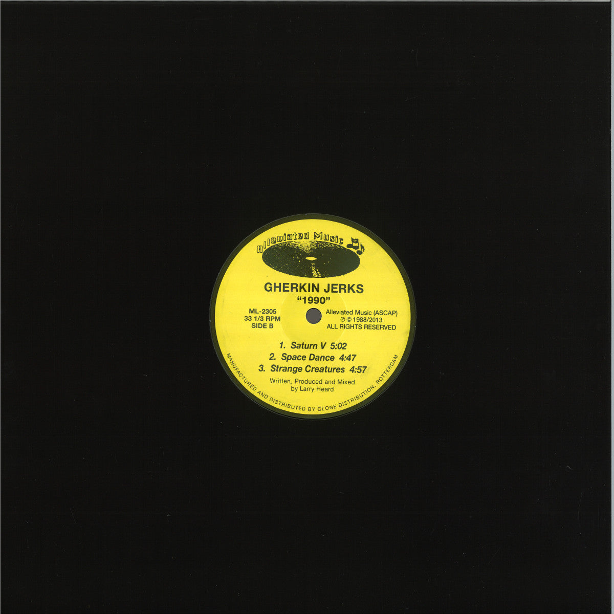 Gherkin Jerks - (PRESALE TBD) 1990 (VINYL 12" Alleviated) | NEW - HOUSE/ACID *NEW*