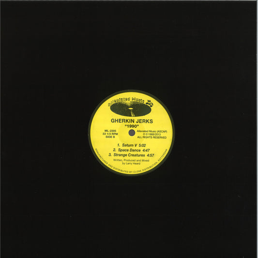 Gherkin Jerks - (PRESALE TBD) 1990 (VINYL 12" Alleviated) | NEW - HOUSE/ACID *NEW*