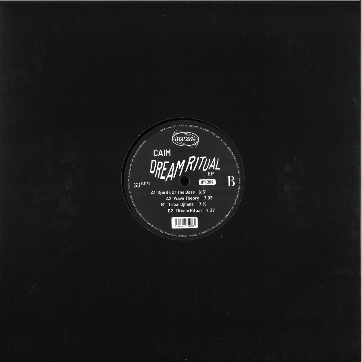 Caim - Dream Ritual EP (VINYL 12" Hyperdreams HYPER02) | NEW Mint (M) Mint (M) - HOUSE/ACID *NEW*