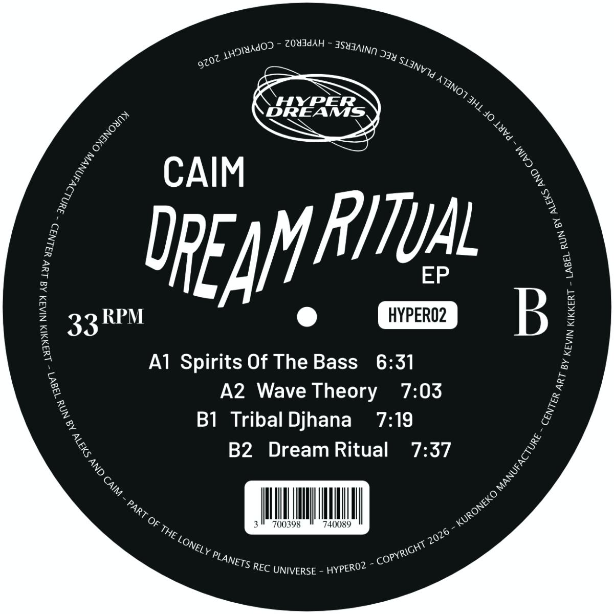 Caim - (PRESALE 5/6/26) Dream Ritual EP (VINYL) | Mint (M) Mint (M) - HOUSE/ACID *NEW*