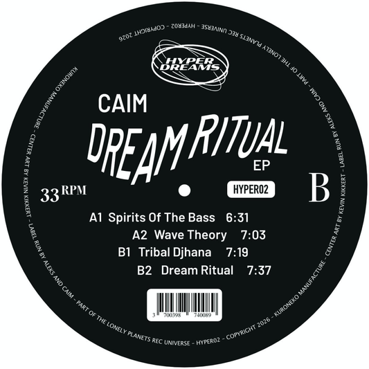 Caim - (PRESALE 5/6/26) Dream Ritual EP (VINYL) | Mint (M) Mint (M) - HOUSE/ACID *NEW*