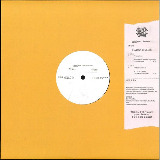 Pirahnahead / K.A. Posse - Yellow Jackets Vol. 9 (VINYL 12" Yellow Jackets) | NEW - HOUSE/ACID *NEW*