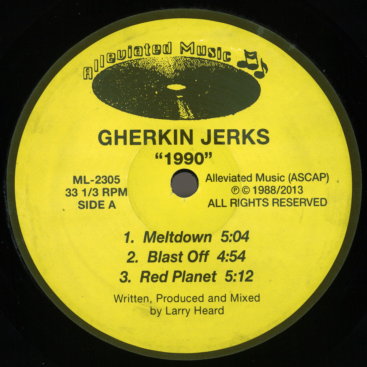 Gherkin Jerks - (PRESALE TBD) 1990 (VINYL 12" Alleviated) | NEW - HOUSE/ACID *NEW*