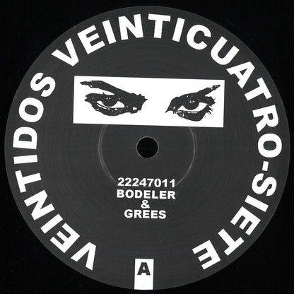 Bodeler & Grees - 22247011 (VINYL 12" 22Recordings) | NEW - HOUSE/ACID *NEW*