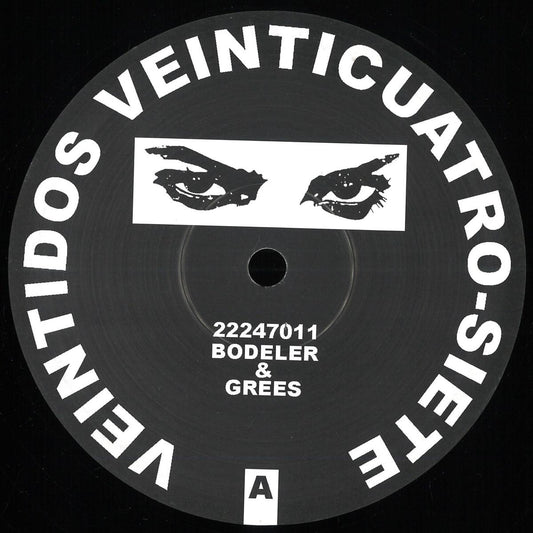 Bodeler & Grees - 22247011 (VINYL 12" 22Recordings) | NEW - HOUSE/ACID *NEW*
