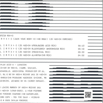 Denise Motto - I M N X T C (Jack Your Body To The Beat) [JD Twitch Remixes] (VINYL 12" Skylax) | NEW - HOUSE/ACID *NEW*