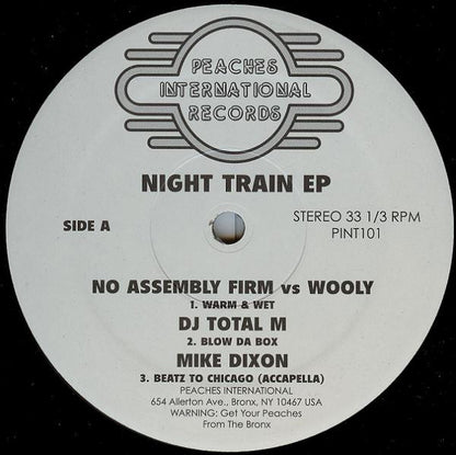 Various - Night Train EP (VINYL) | Good Plus (G+) Generic - HOUSE/ACID / USED *GOOD+*