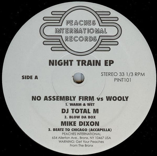 Various - Night Train EP (VINYL) | Good Plus (G+) Generic - HOUSE/ACID / USED *GOOD+*