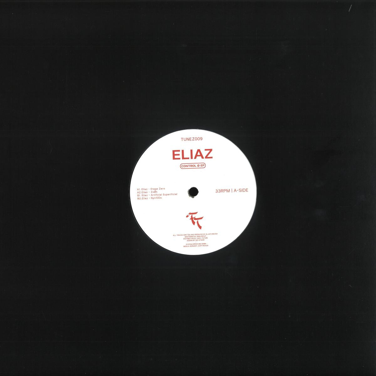 Eliaz - Control O EP (VINYL 12" Fresh Tunez TUNEZ009) | NEW Mint (M) Mint (M) - HOUSE/BREAKS *NEW*