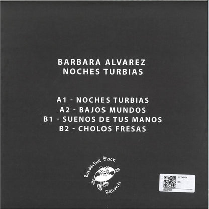 Barbara Alvarez - (PRESALE 10/8/26) Noches Turbias (VINYL 12" Borderline Black) | NEW - HOUSE/BREAKS *NEW*