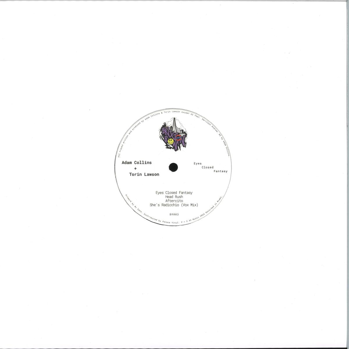 Adam Collins + Torin Lawson - Eyes Closed Fantasy (VINYL 12" Brixton Row) | NEW - HOUSE/BREAKS *NEW*