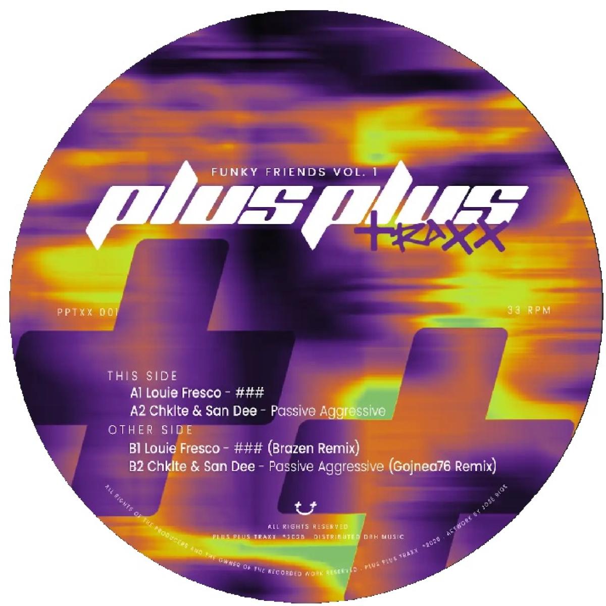 Various - (PRESALE 11/2/26) Funky Friends Vol. 1 (VINYL 12" Plus Plus Traxx) | NEW - HOUSE/BREAKS *NEW*