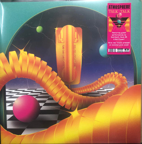 Atmosphere (2) - Talk Talk EP (PINK VINYL) | Mint (M) Mint (M) - HIP HOP *SEALED/COLOR*