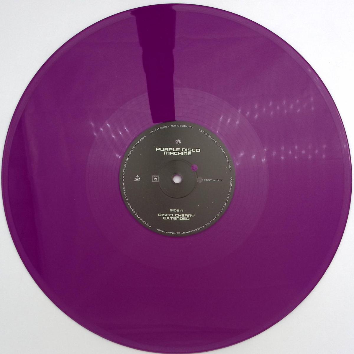 Purple Disco Machine - Disco Cherry (PURPLE CHERRY VINYL 12" SWEAT IT OUT SWEATSV063) | NEW Mint (M) Mint (M) - HOUSE/DISCO *NEW/COLOR*