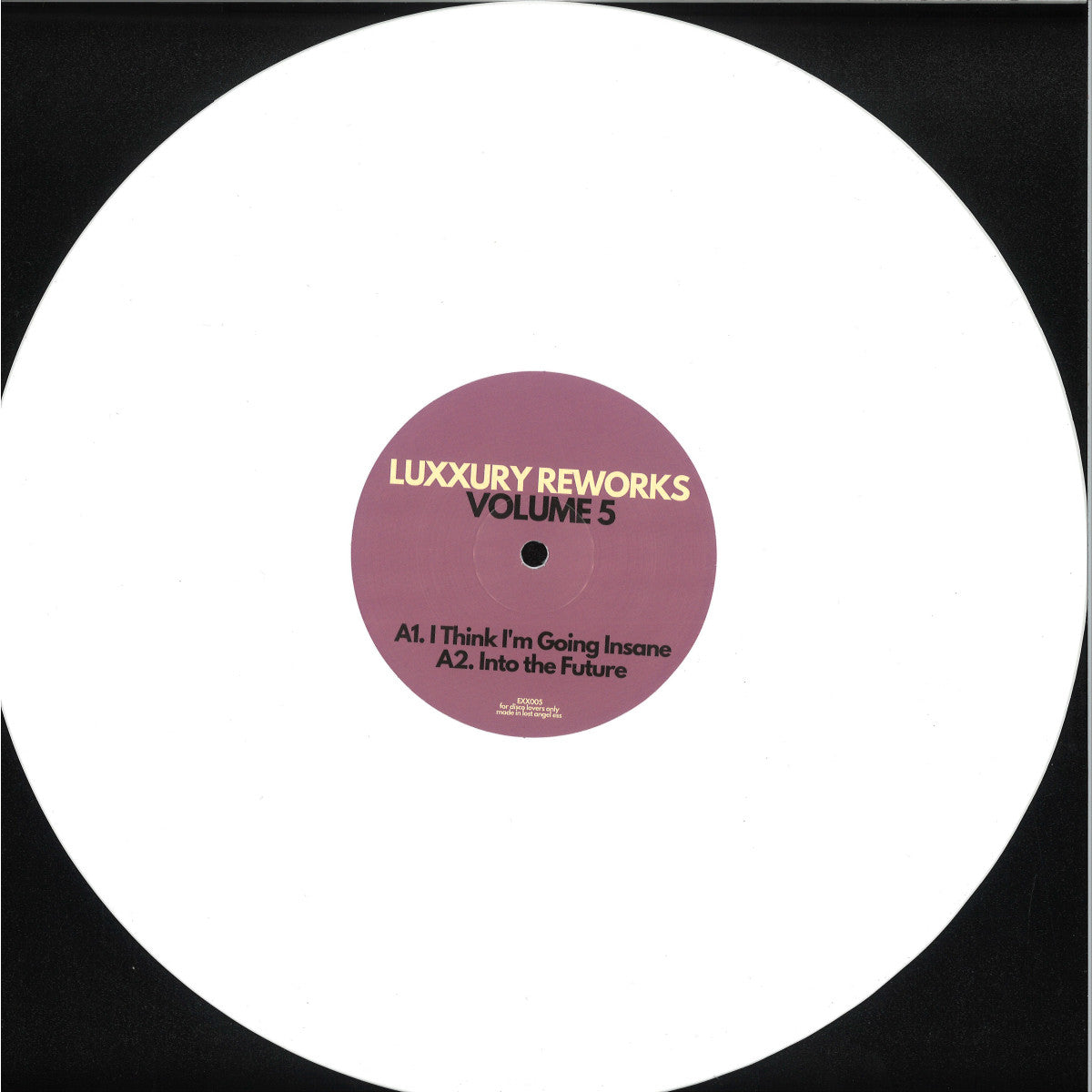 Luxxury - Luxxury Reworks Volume 5 (WHITE VINYL 12" Exxpensive Sounding Music) | NEW - HOUSE/DISCO *NEW/COLOR*