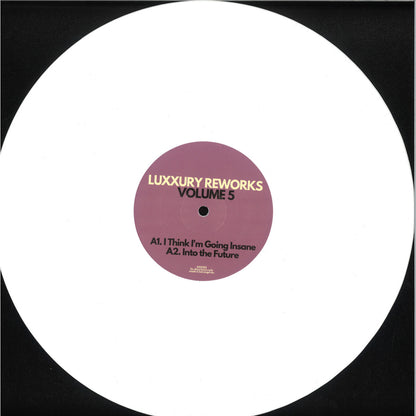 Luxxury - Luxxury Reworks Volume 5 (WHITE VINYL 12" Exxpensive Sounding Music) | NEW - HOUSE/DISCO *NEW/COLOR*
