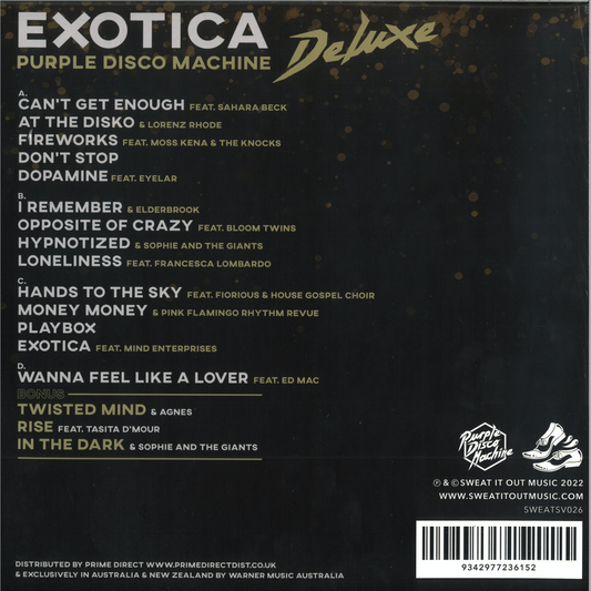 Purple Disco Machine - (PRESALE TBD) Exotica [Deluxe Edition] (2xPURPLE VINYL) | Mint (M) Mint (M) - HOUSE/DISCO *NEW/COLOR*