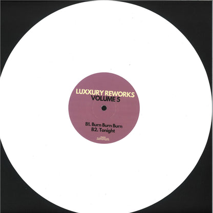 Luxxury - Luxxury Reworks Volume 5 (WHITE VINYL 12" Exxpensive Sounding Music) | NEW - HOUSE/DISCO *NEW/COLOR*