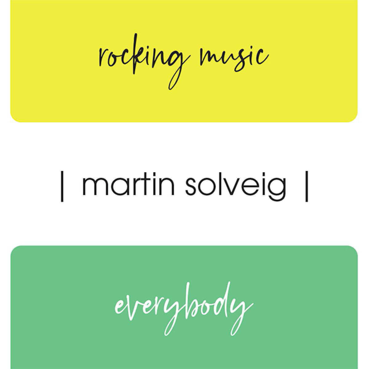 Martin Solveig - (PRESALE 6/21/26) Rocking Music / Everybody (YELLOW VINYL) | Mint (M) Mint (M) - HOUSE/DISCO *NEW/COLOR*