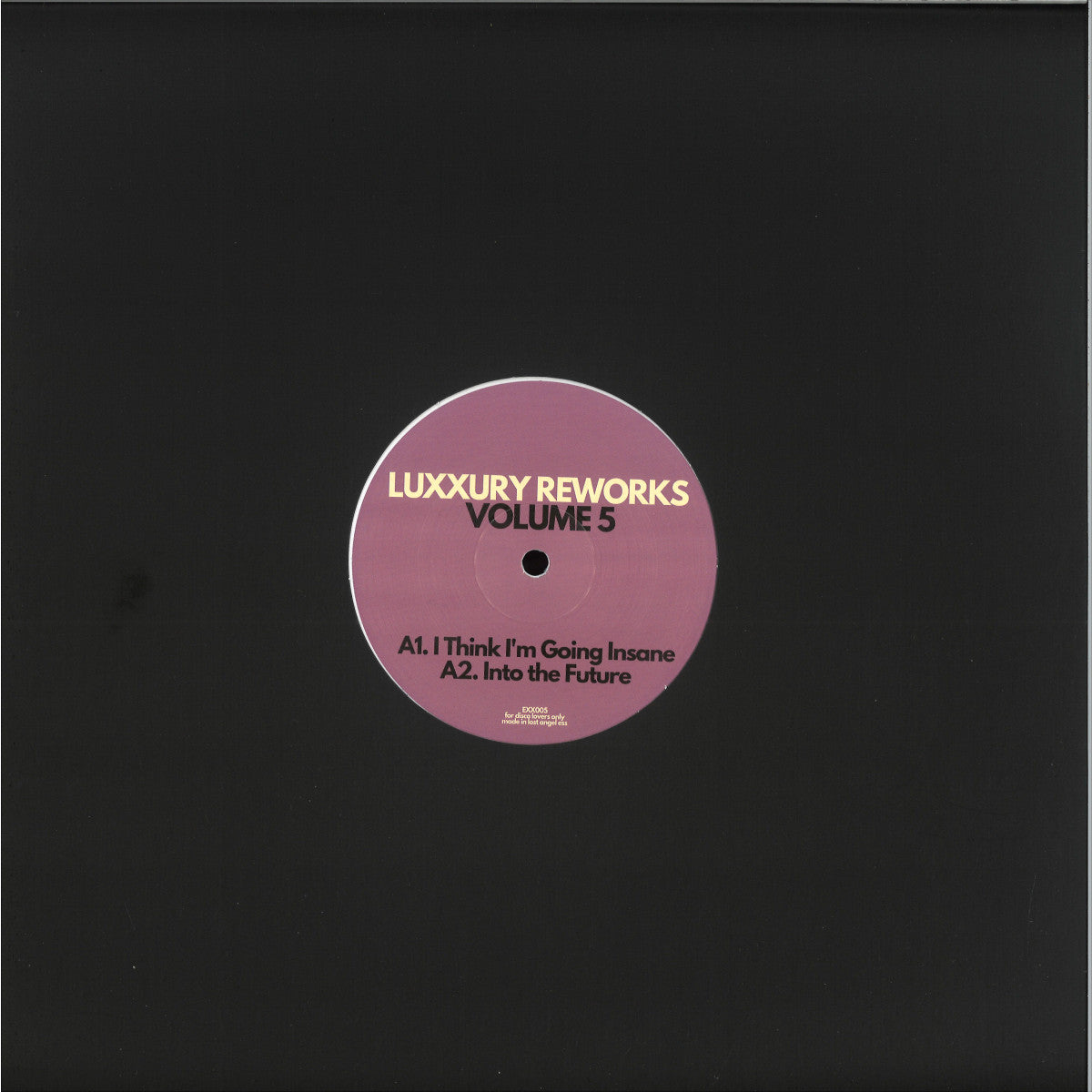Luxxury - Luxxury Reworks Volume 5 (WHITE VINYL 12" Exxpensive Sounding Music) | NEW - HOUSE/DISCO *NEW/COLOR*