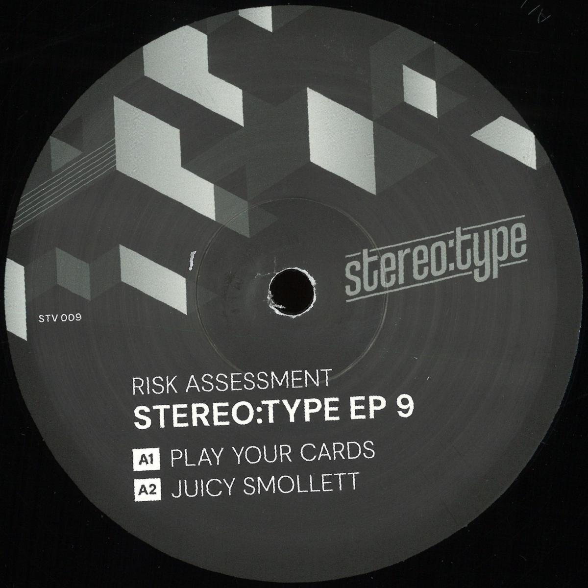 Risk Assessment - Stereo:type EP 9 (VINYL 12" Stereo:type STV009) | NEW Mint (M) Mint (M) - HOUSE/DISCO *NEW*