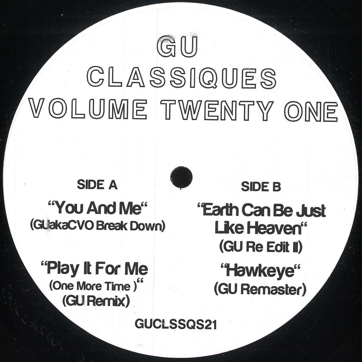 Glenn Underground - Classiques Vol 21 (VINYL 12" GU Classiques GUCLSSQS21) | NEW Mint (M) Mint (M) - HOUSE/DISCO *NEW*