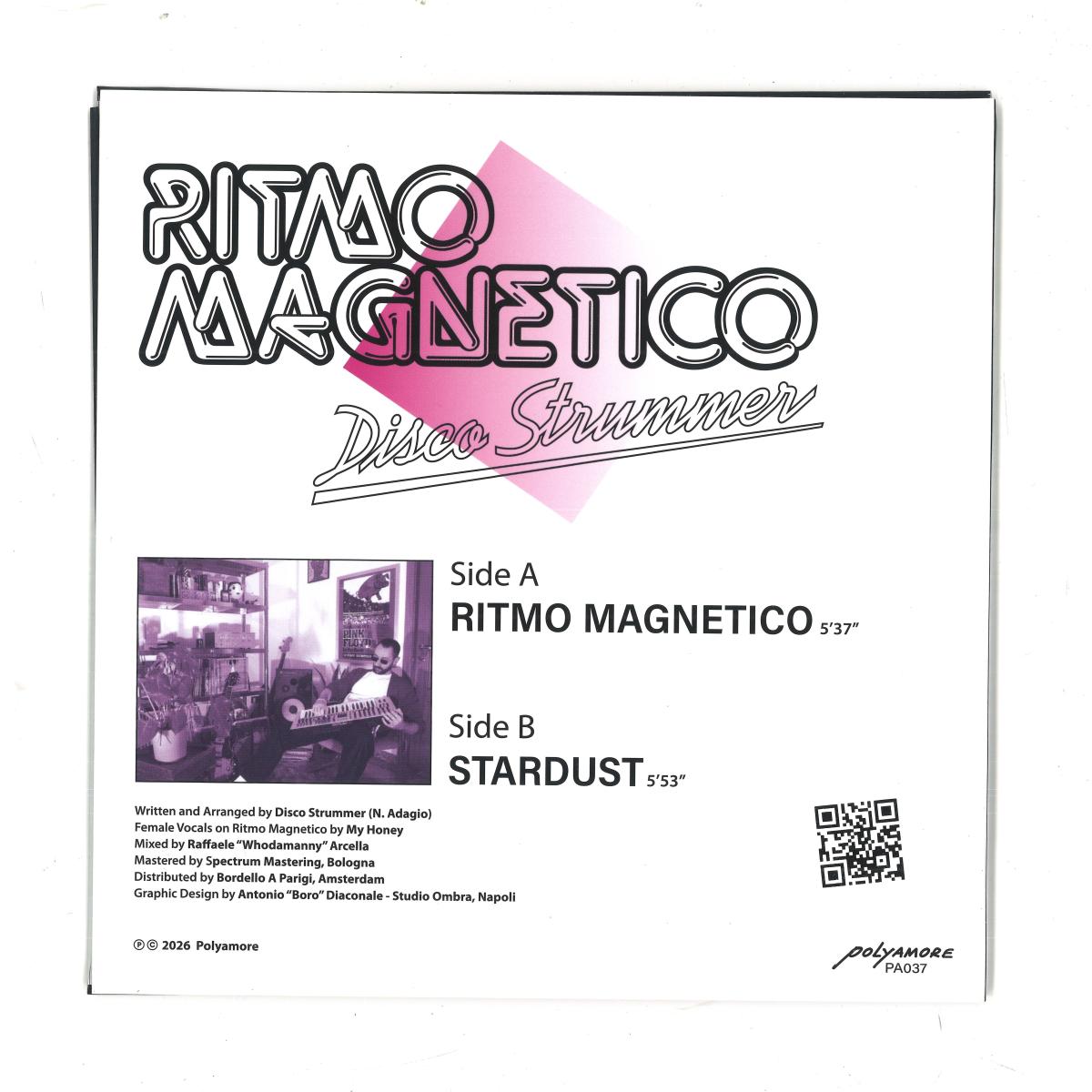 Disco Strummer - Ritmo Magnetico (VINYL 7" Polyamore PA037) | NEW Mint (M) Mint (M) - HOUSE/DISCO *NEW*