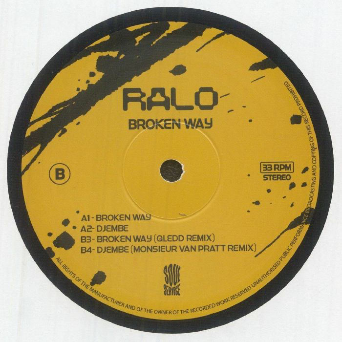 Ralo - (PRESALE) Broken Way (VINYL) | Mint (M) Mint (M) - HOUSE/DISCO *NEW*