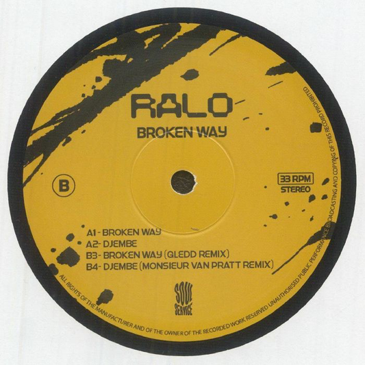 Ralo - (PRESALE) Broken Way (VINYL) | Mint (M) Mint (M) - HOUSE/DISCO *NEW*