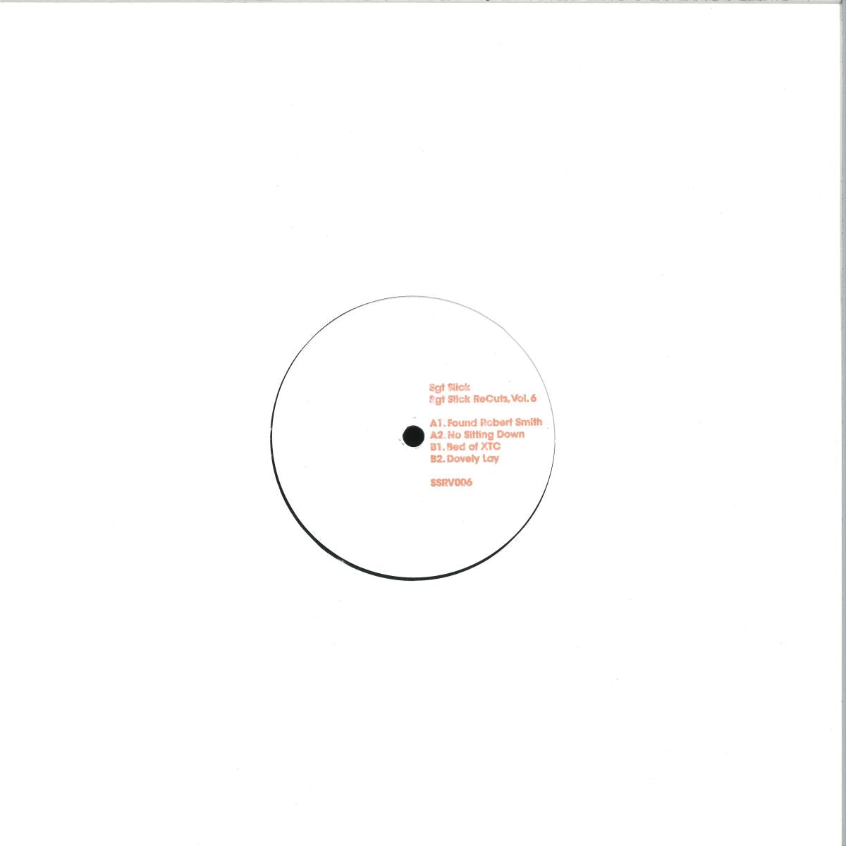 Sgt Slick - Sgt Slick ReCuts, Vol. 6 (VINYL 12" Sgt Slick ReCuts SSRV006 2025) | Mint (M) Mint (M) - HOUSE/DISCO *NEW*